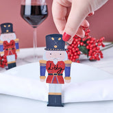 Oakdene Designs Christmas Decorations Personalised Nutcracker Place Setting